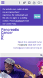 Mobile Screenshot of pancreaticcancer.org.uk