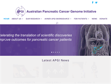 Tablet Screenshot of pancreaticcancer.net.au